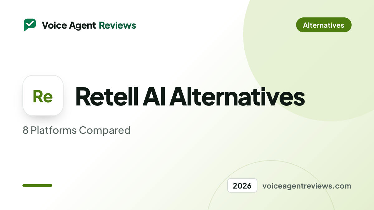 Best Retell AI Alternatives in 2026 (8 Platforms Compared)